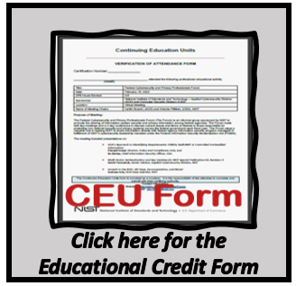 CEU Button to access Continuing Education Credit Form