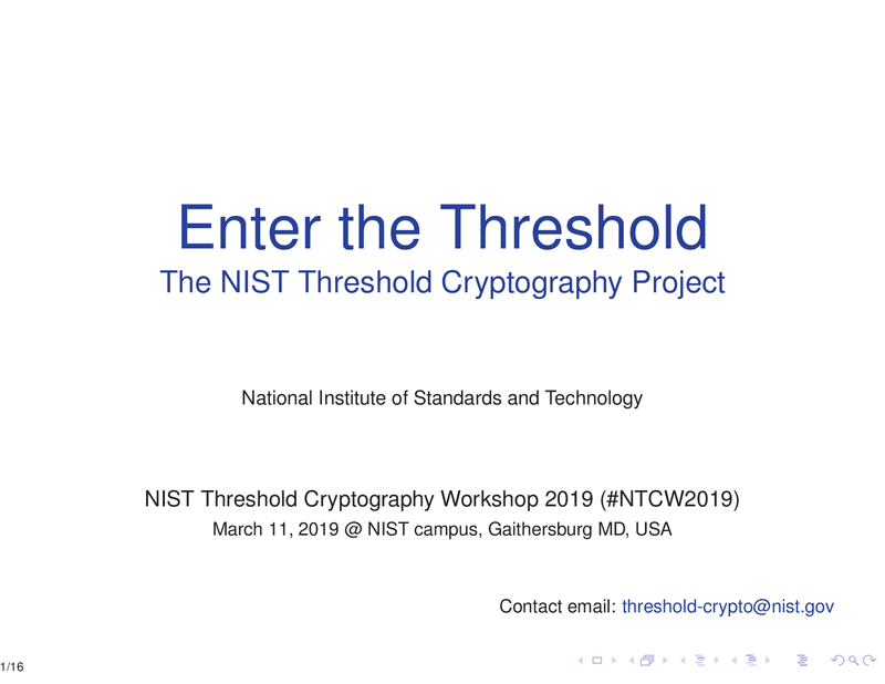 NTCW2019 Enter the Threshold. Click to watch the video.