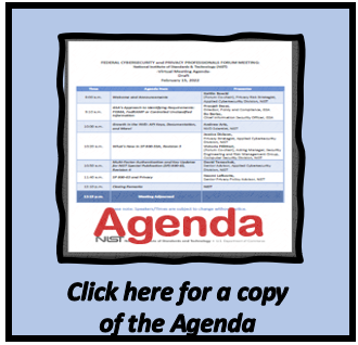 Agenda button to view Agenda