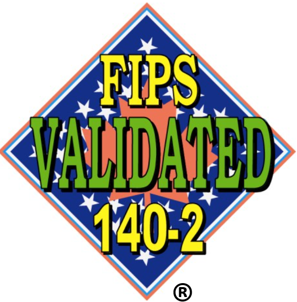 FIPS 140-2 validated product logo image in color