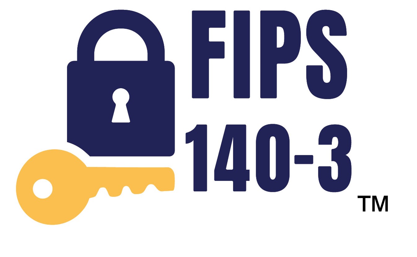 FIPS 140-3 validated product logo image in color