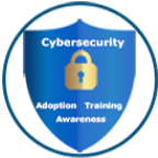 cybersecurity adoption, awareness, and training icon